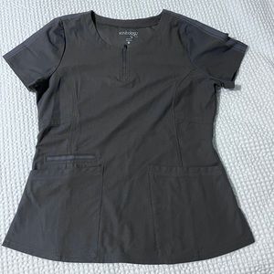 Gray Scrubology scrub top
